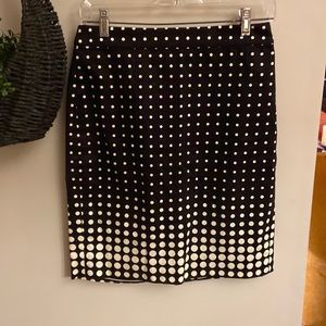 J. Crew The Pencil Skirt Polka Dots 0
